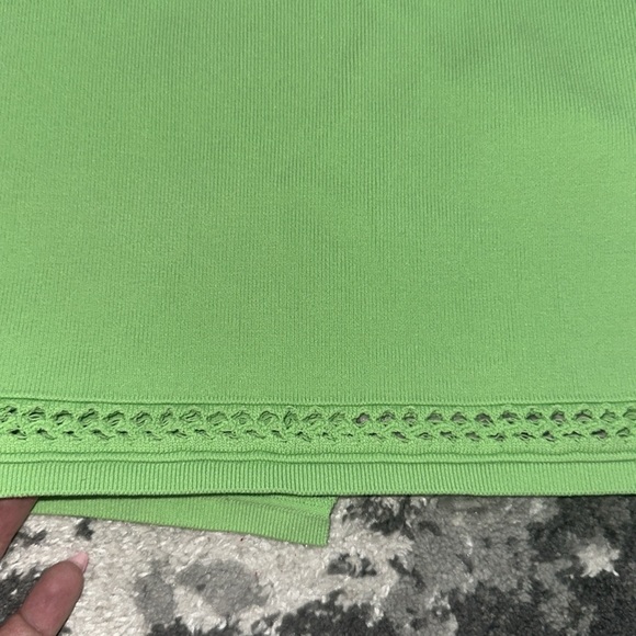 House of Harlow 1960 Lime Green Knit midi skirt set - Picture 6 of 8